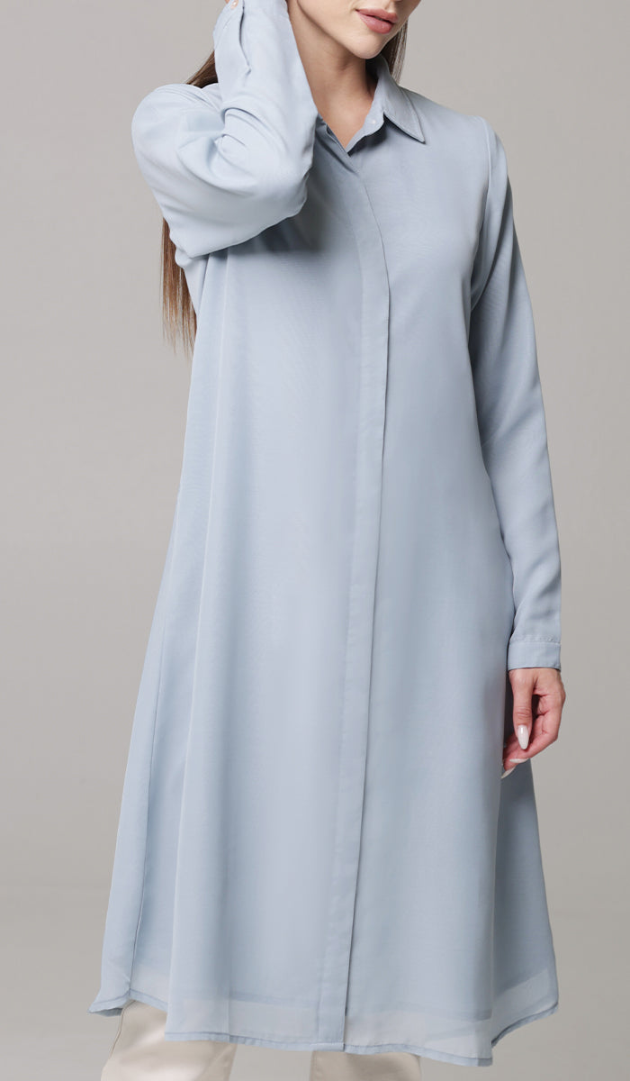 Long flowy vest deals