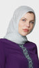 Subtle Stonewash Print Non-slip Wrap Hijab Scarf - Sage Gray