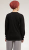 Artsy Fine Long Sleeve Unisex T Shirt - Salam - Black