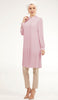 Ava Dressy Long Modest Midi Tunic - Candy Pink