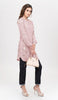 Iman Embroidered Formal Long Modest Tunic - Blush Pink - PREORDER (ships in 2 weeks)