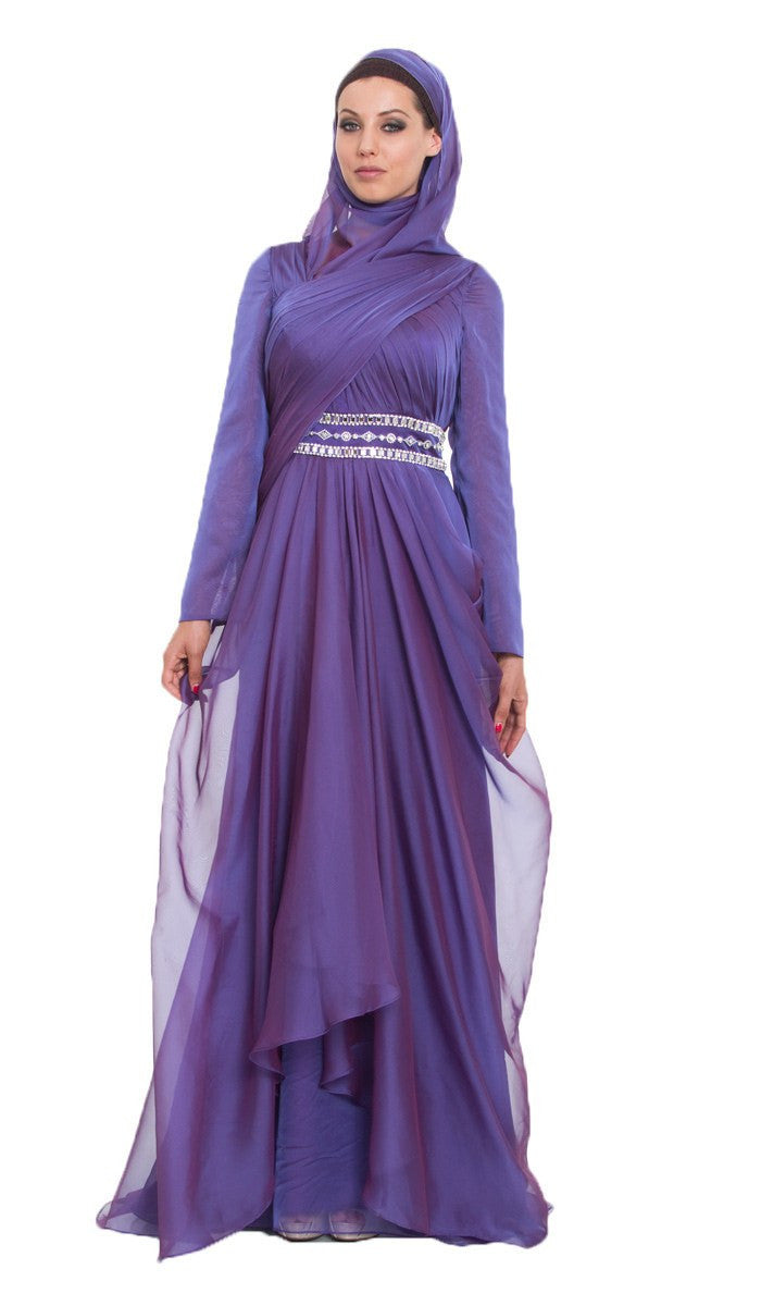 Modest Dresses Purple Casual Dress Women's Dresses Jalise