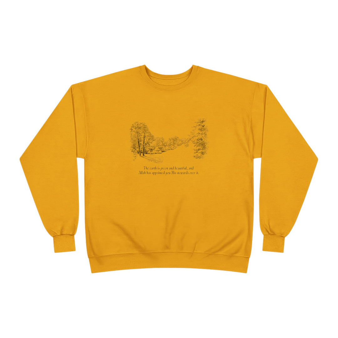Satr Collection Unisex Eco-Friendly Crewneck Pullover Sweatshirt - Renewal