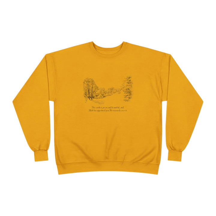Satr Collection Unisex Eco-Friendly Crewneck Pullover Sweatshirt - Renewal