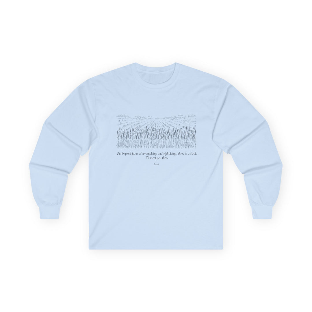 Satr Collection Unisex Long Sleeve 100% Cotton T-Shirt - Reunion
