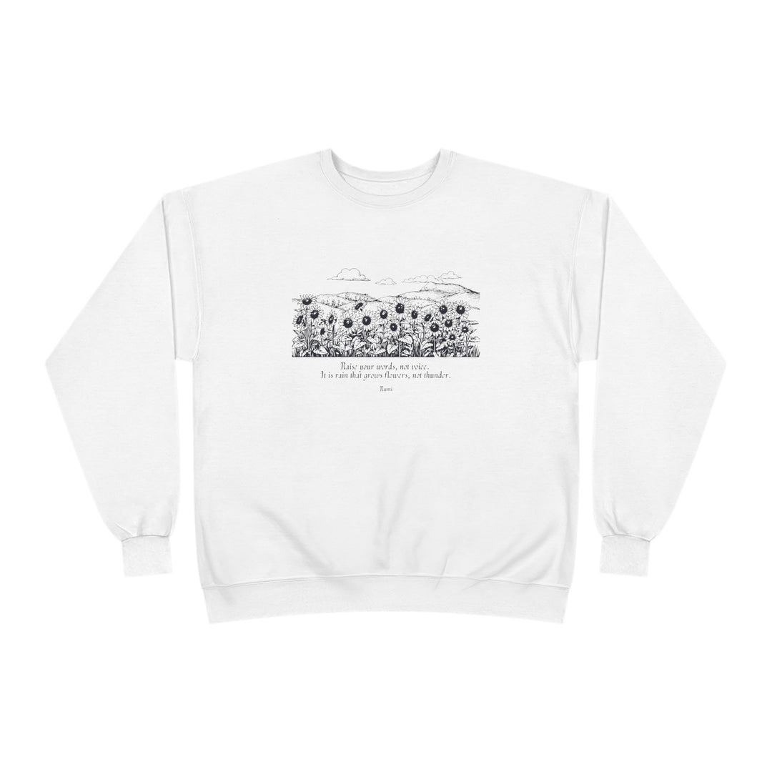 Satr Collection Unisex Eco-Friendly Crewneck Pullover Sweatshirt - Rain