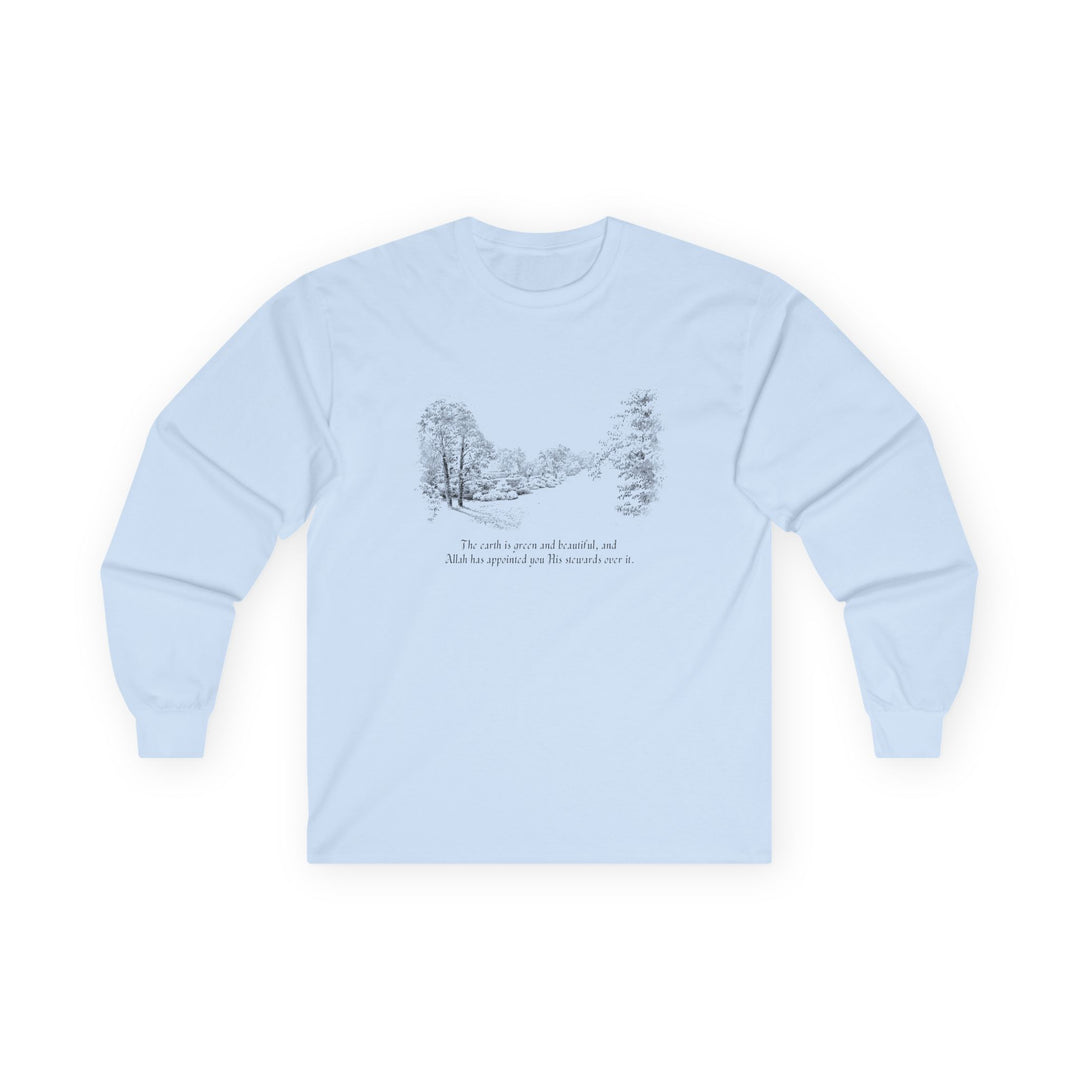Satr Collection Unisex Long Sleeve 100% Cotton T-Shirt - Renewal