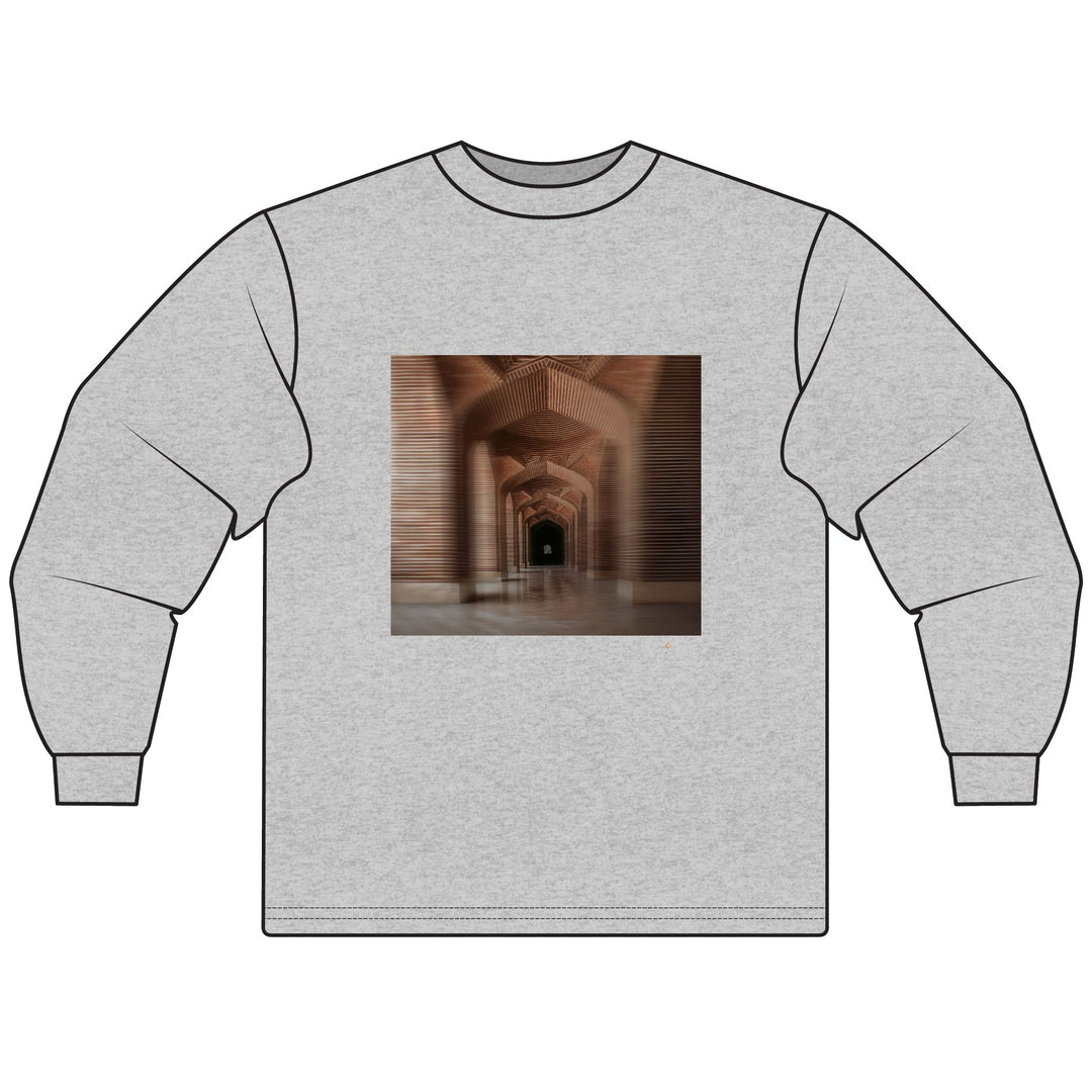 Baab Collection Long Sleeve 100% Cotton T-Shirt - Makli