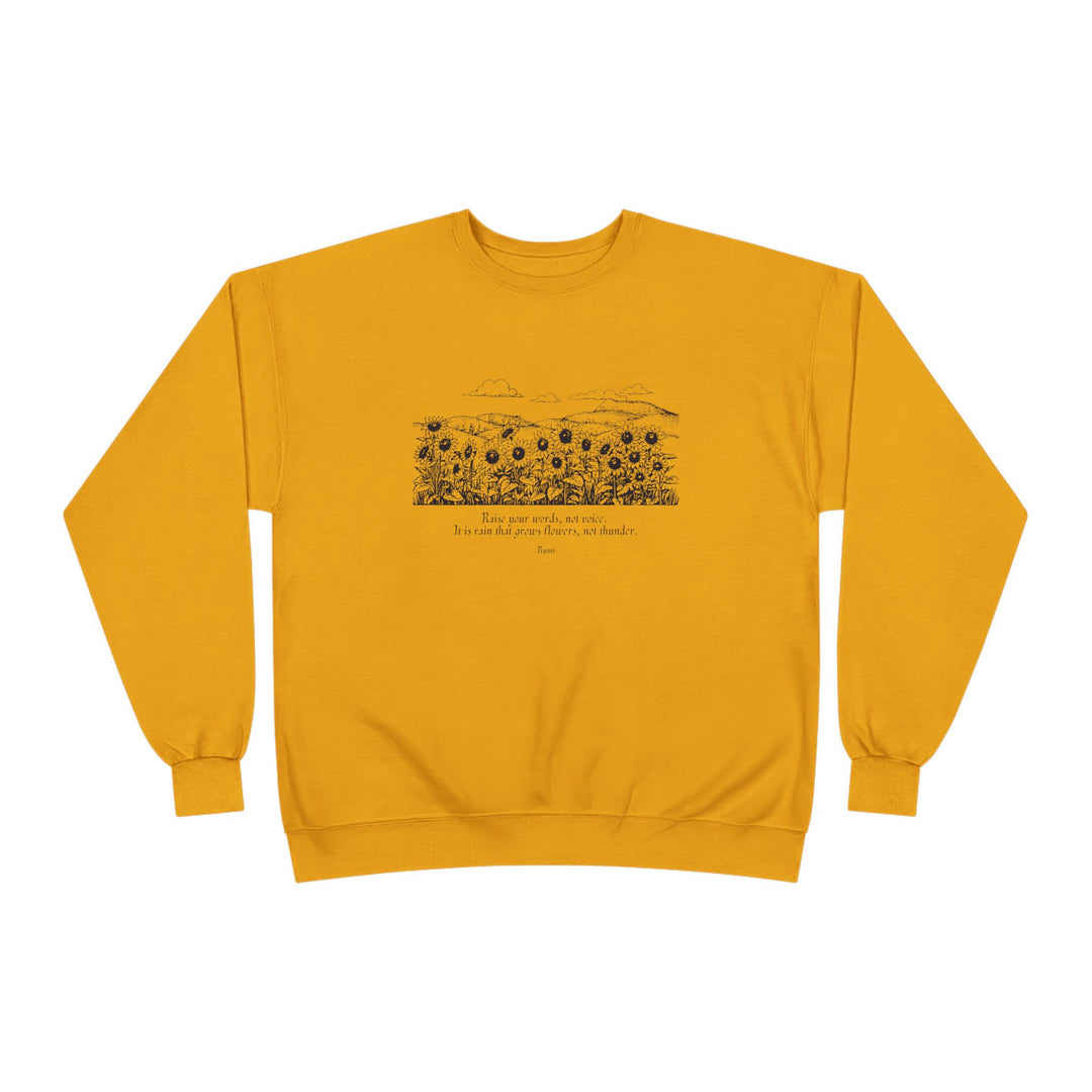 Satr Collection Unisex Eco-Friendly Crewneck Pullover Sweatshirt - Rain