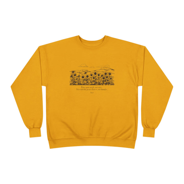 Satr Collection Unisex Eco-Friendly Crewneck Pullover Sweatshirt - Rain