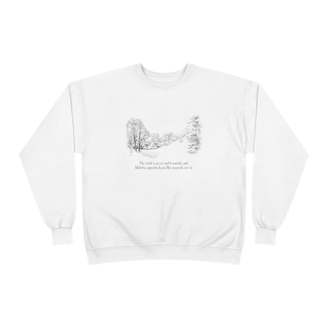 Satr Collection Unisex Eco-Friendly Crewneck Pullover Sweatshirt - Renewal