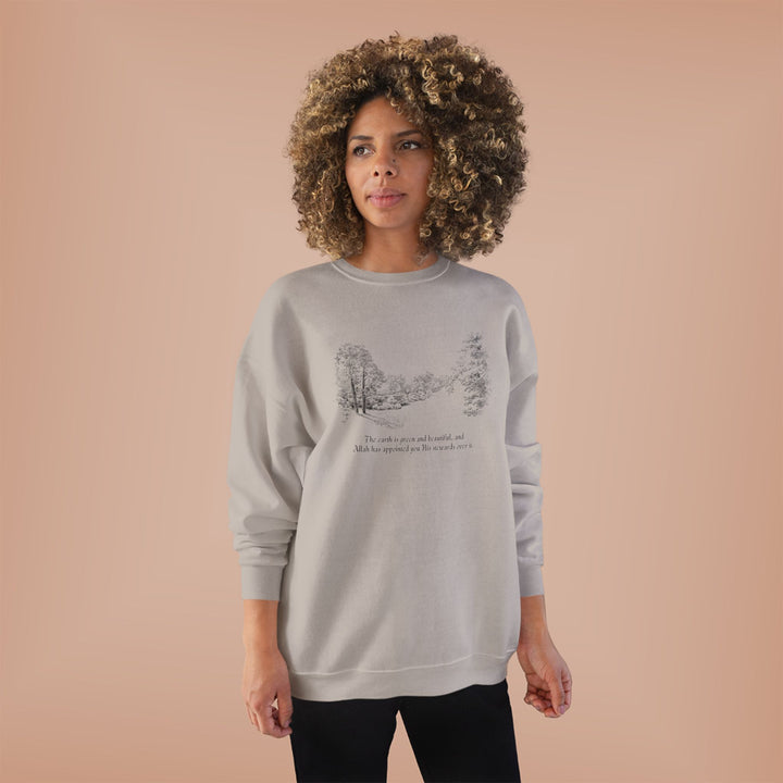 Satr Collection Unisex Eco-Friendly Crewneck Pullover Sweatshirt - Renewal