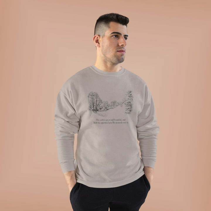 Satr Collection Unisex Eco-Friendly Crewneck Pullover Sweatshirt - Renewal