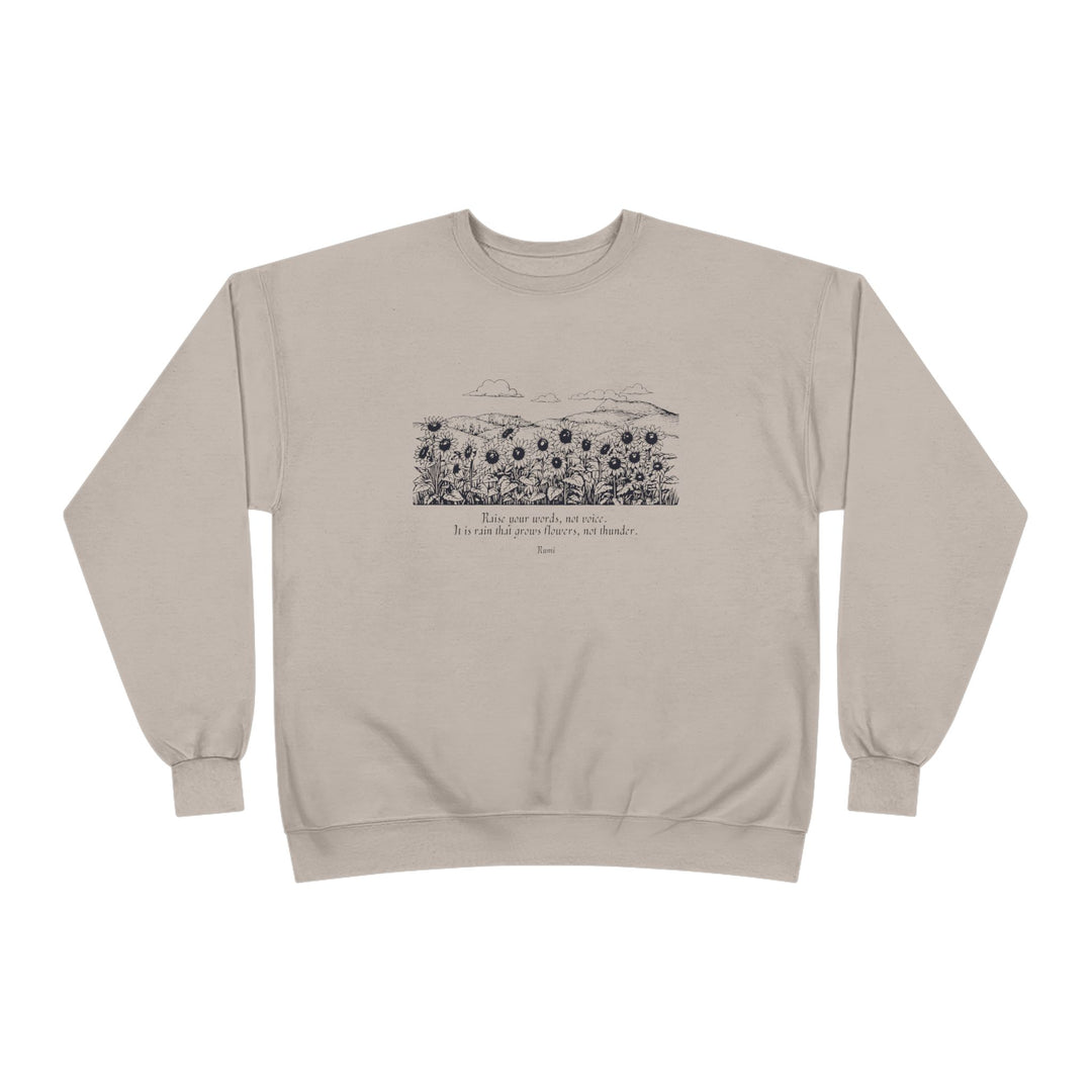 Satr Collection Unisex Eco-Friendly Crewneck Pullover Sweatshirt - Rain