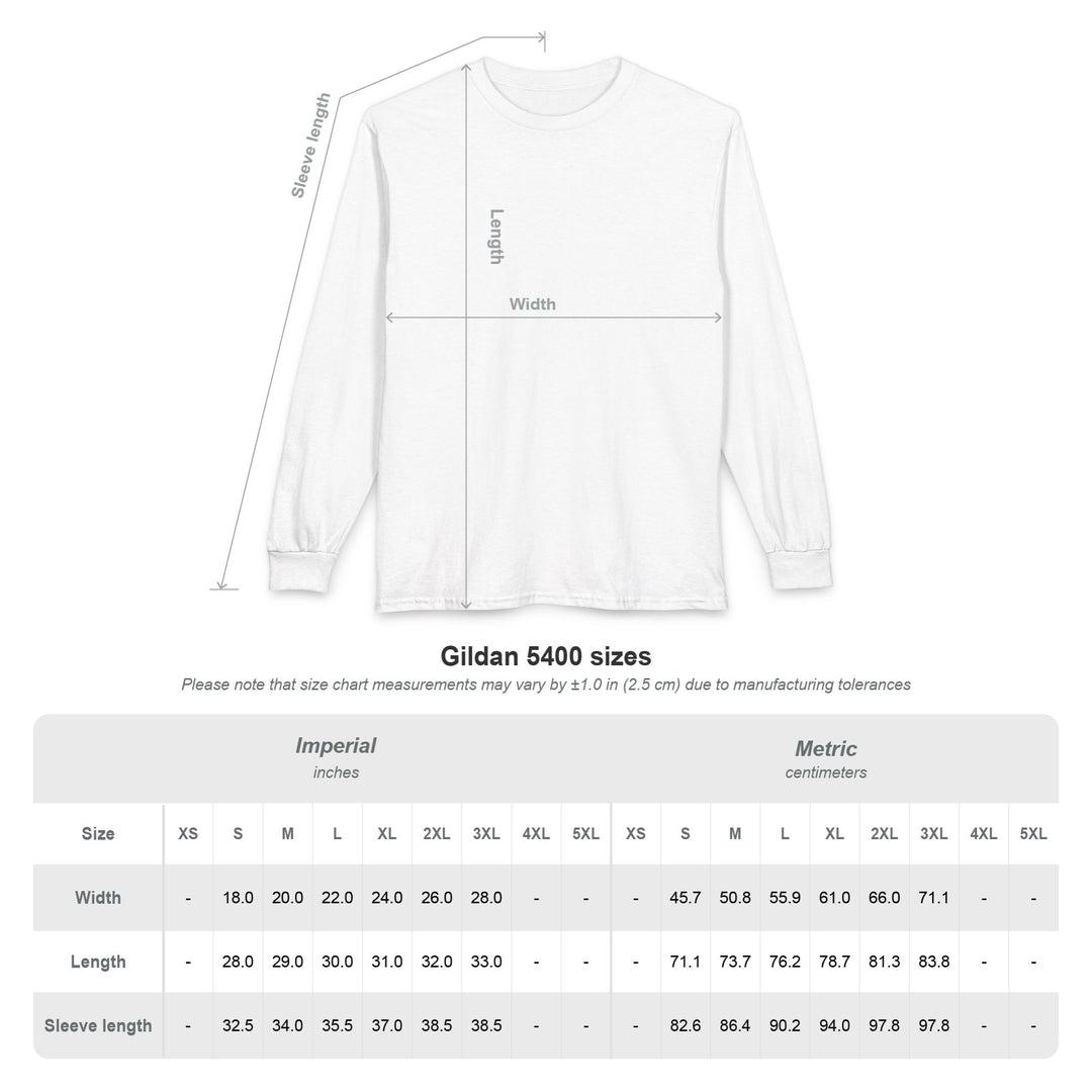 100% Cotton Unisex Long Sleeve Arabic Calligraphy Graphic Tee - "نظام" (Order)