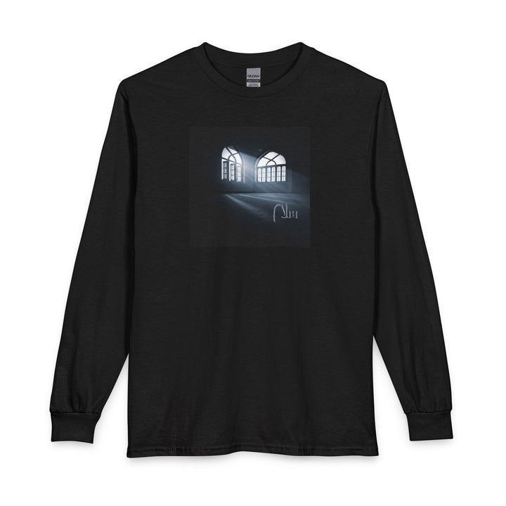 100% Cotton Unisex Long Sleeve Arabic Calligraphy Graphic Tee - "سَلَام" (Peace)
