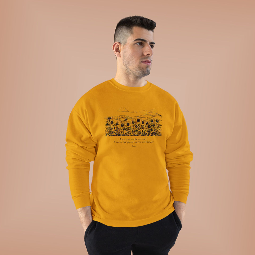 Satr Collection Unisex Eco-Friendly Crewneck Pullover Sweatshirt - Rain