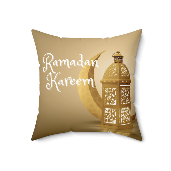Ramadan Kareem / Eid Mubarak Reversible Pillow - Crescent & Lantern