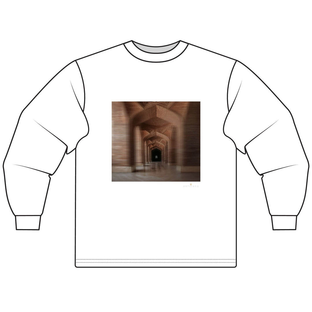 Baab Collection Long Sleeve 100% Cotton T-Shirt - Makli