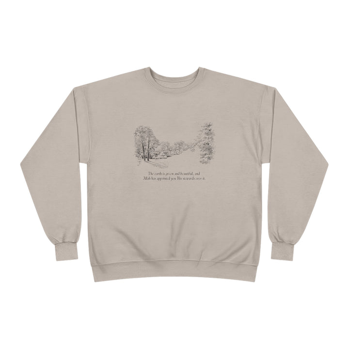 Satr Collection Unisex Eco-Friendly Crewneck Pullover Sweatshirt - Renewal