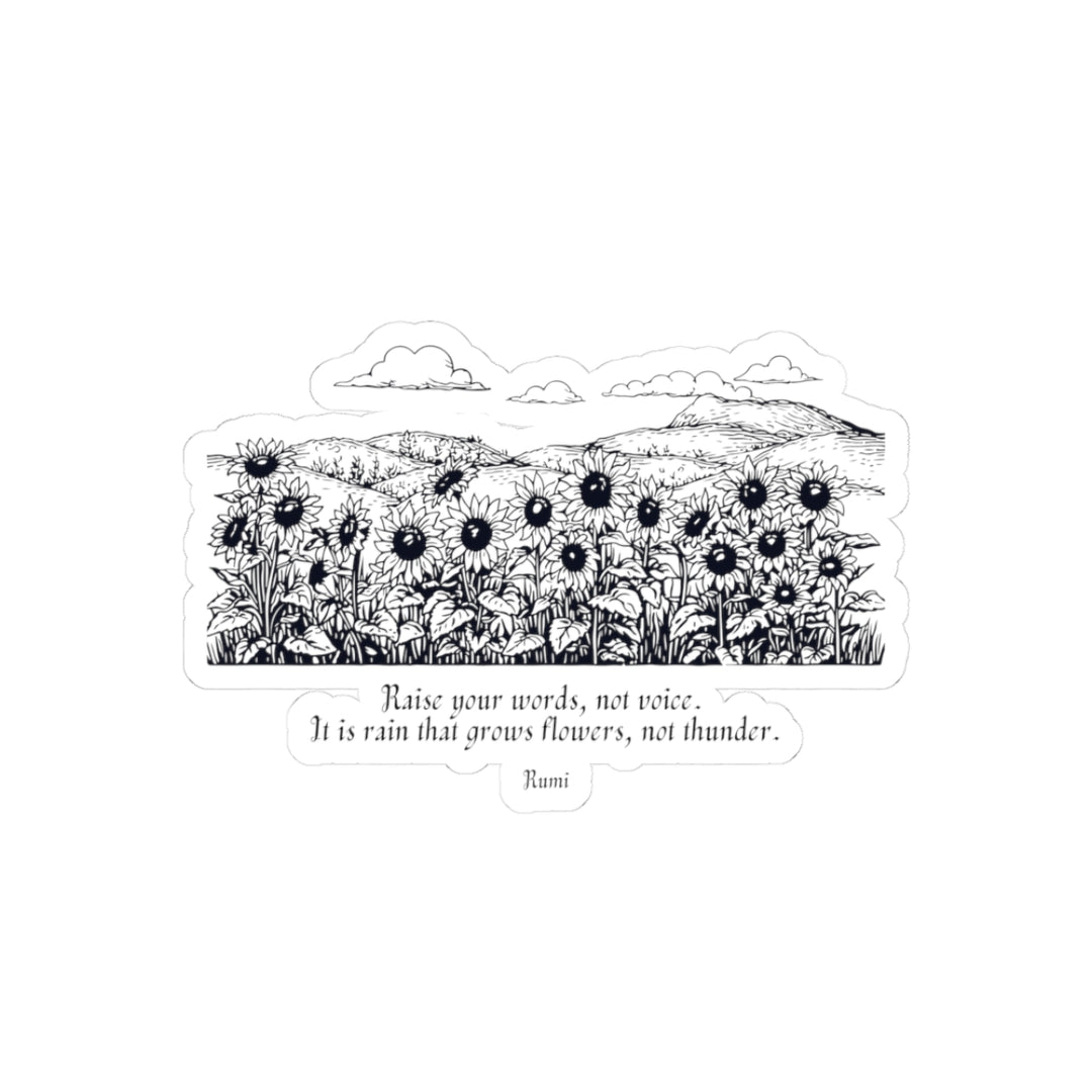 Satr Collection Inspirational Sticker - Rain