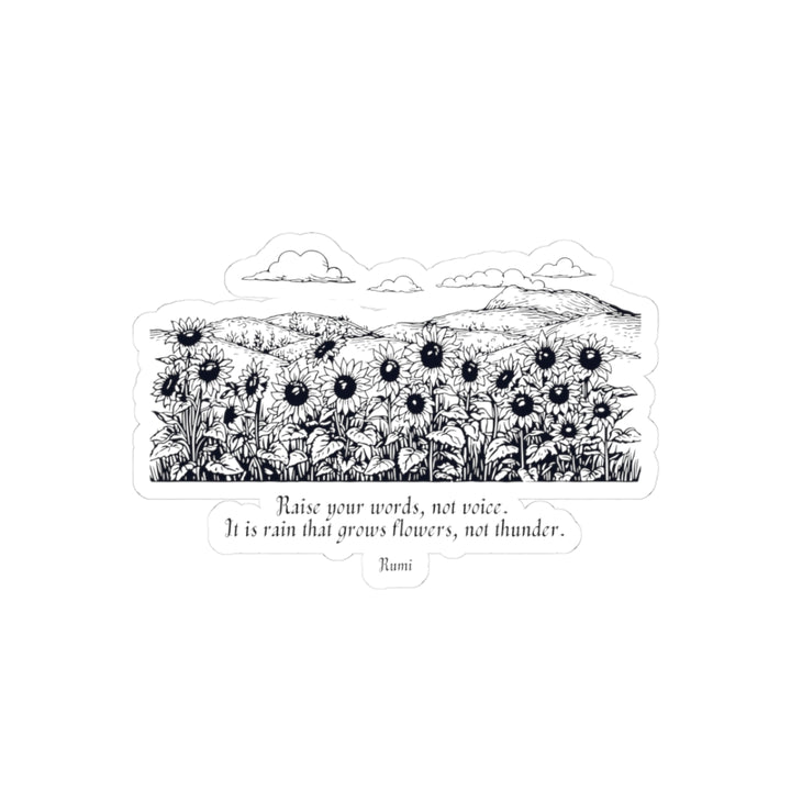 Satr Collection Inspirational Sticker - Rain