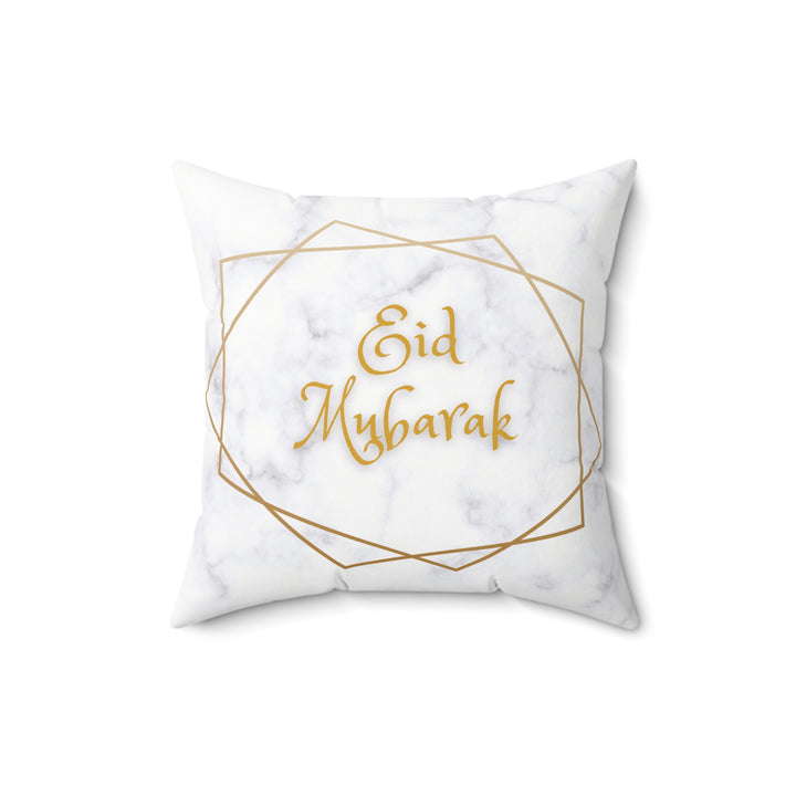 Marble Print Ramadan Kareem / Eid Mubarak Reversible Pillow