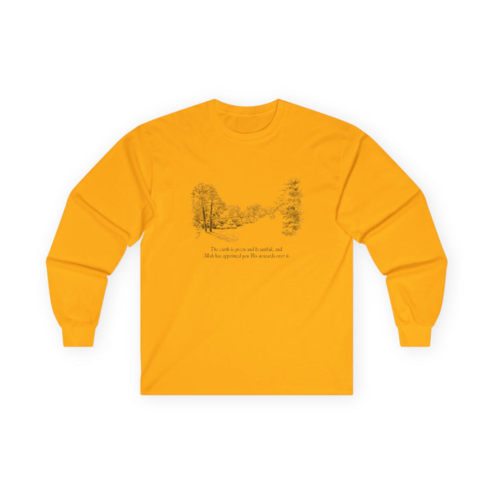 Satr Collection Unisex Long Sleeve 100% Cotton T-Shirt - Renewal