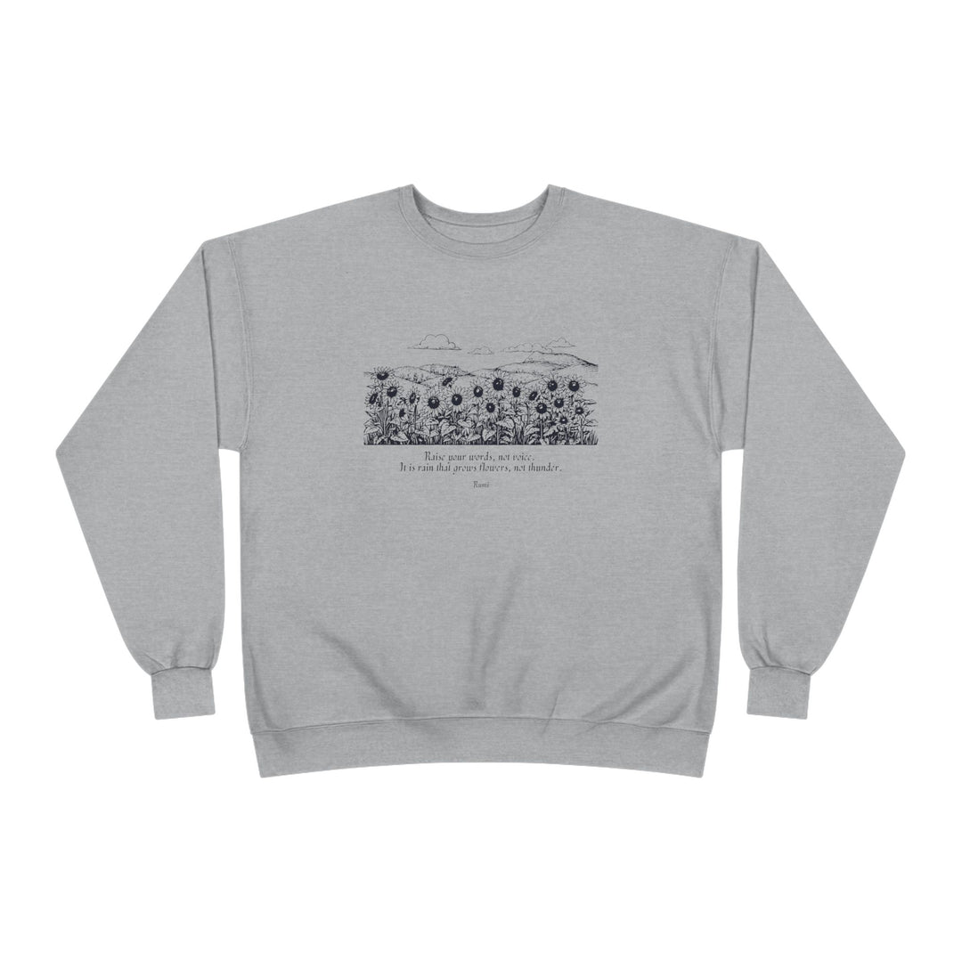 Satr Collection Unisex Eco-Friendly Crewneck Pullover Sweatshirt - Rain