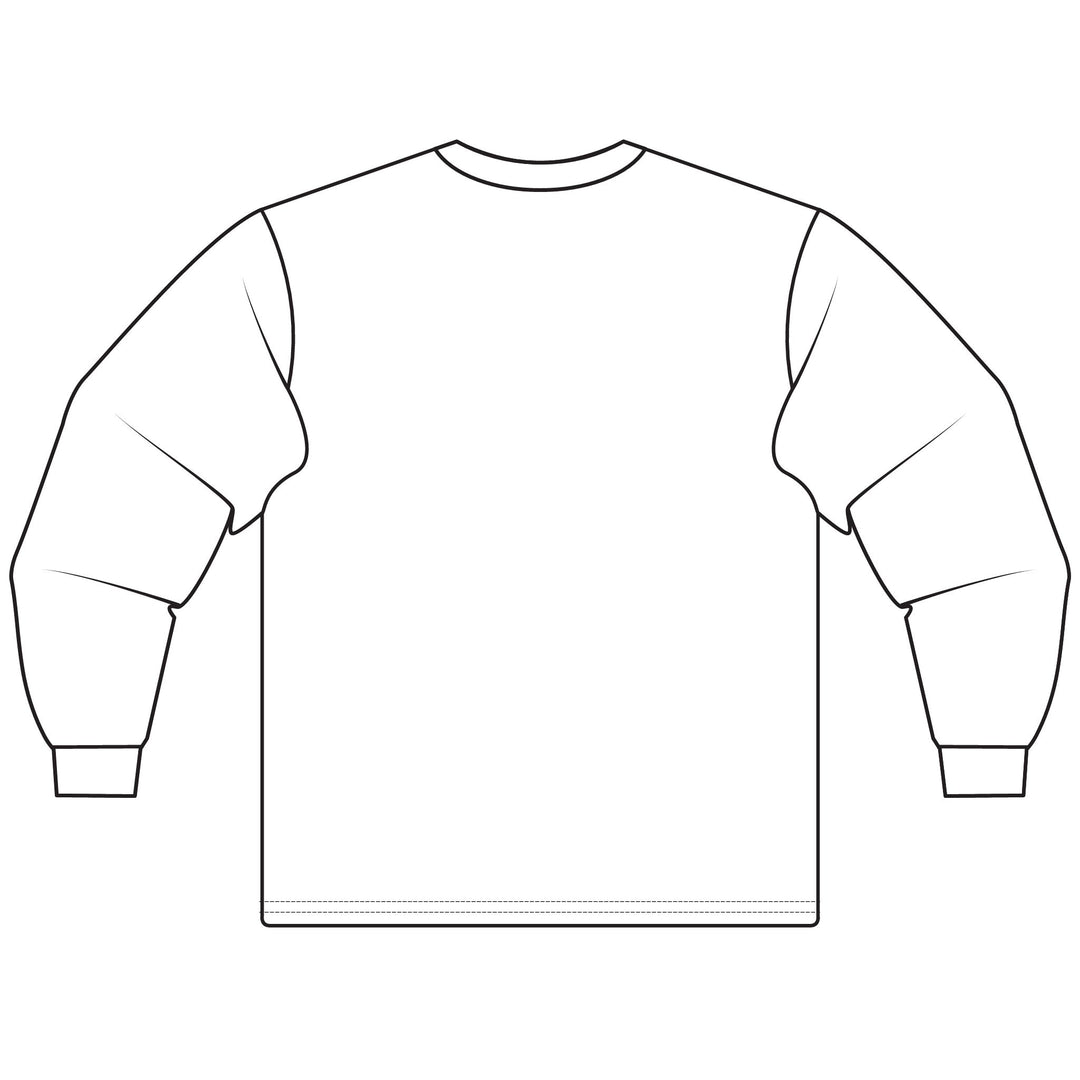 Baab Collection Long Sleeve 100% Cotton T-Shirt - Makli