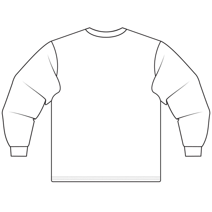 Baab Collection Long Sleeve 100% Cotton T-Shirt - Makli