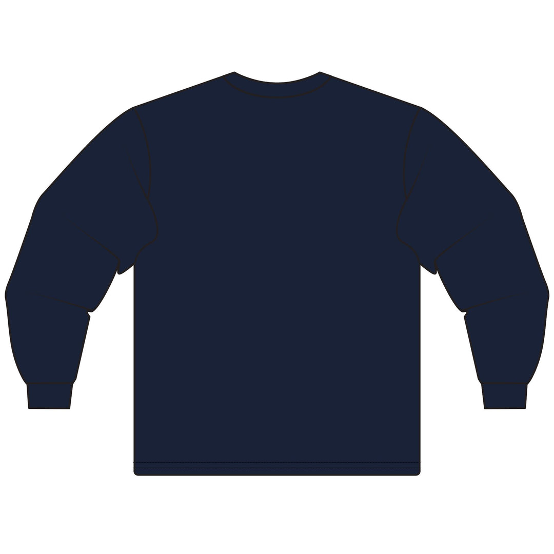 Baab Collection Long Sleeve 100% Cotton T-Shirt - Makli