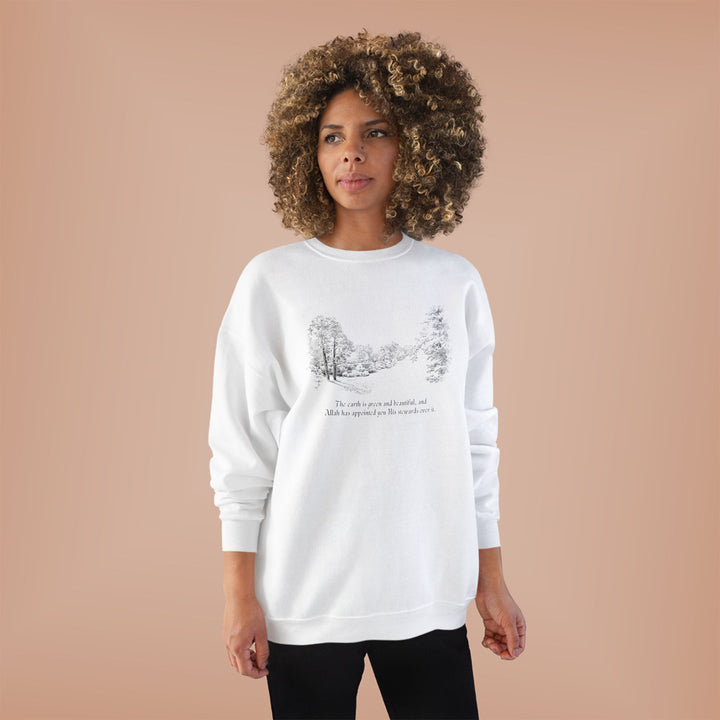 Satr Collection Unisex Eco-Friendly Crewneck Pullover Sweatshirt - Renewal