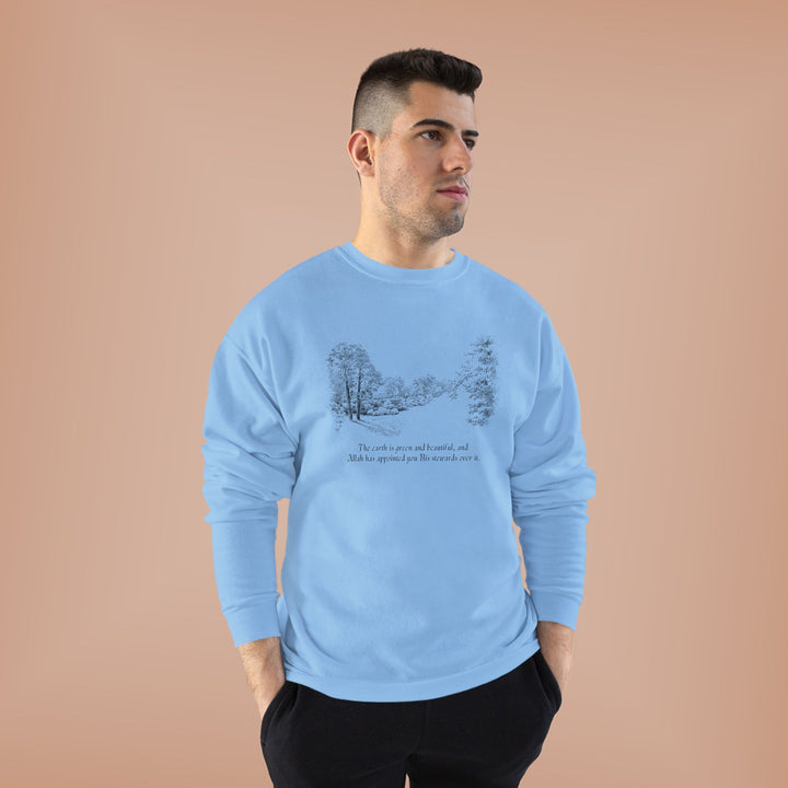 Satr Collection Unisex Eco-Friendly Crewneck Pullover Sweatshirt - Renewal