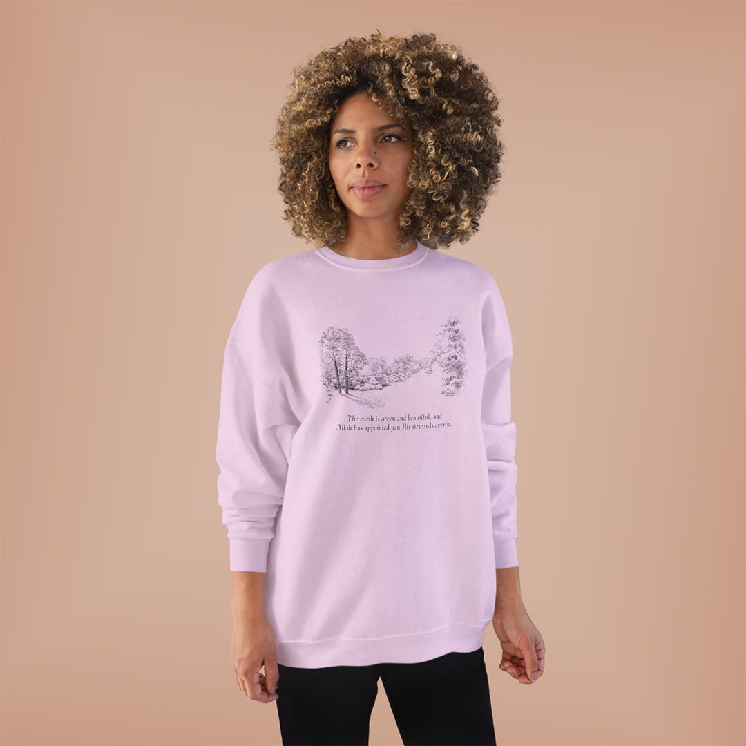 Satr Collection Unisex Eco-Friendly Crewneck Pullover Sweatshirt - Renewal