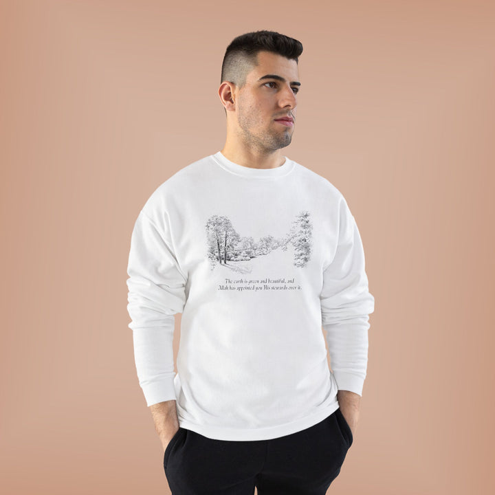 Satr Collection Unisex Eco-Friendly Crewneck Pullover Sweatshirt - Renewal