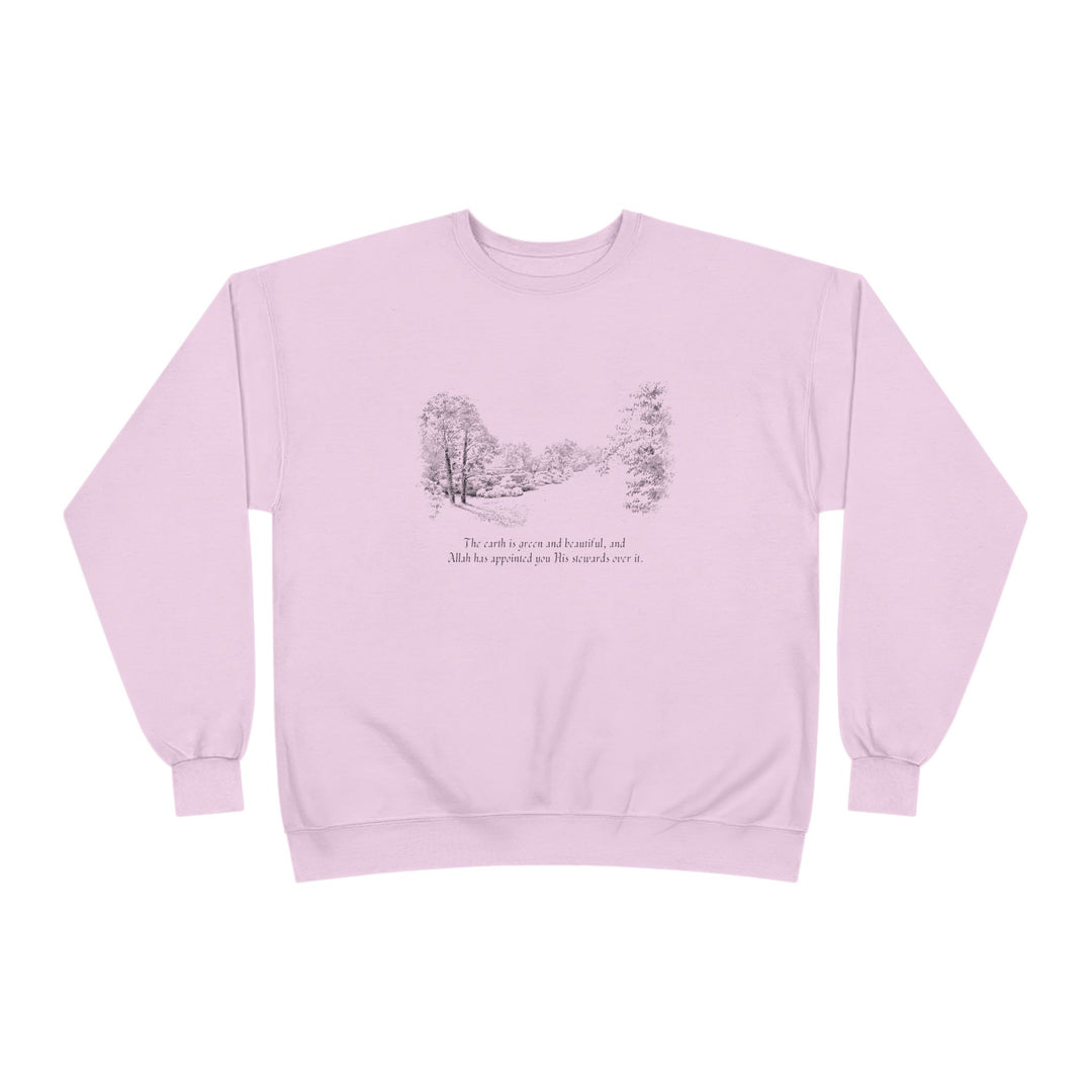 Satr Collection Unisex Eco-Friendly Crewneck Pullover Sweatshirt - Renewal