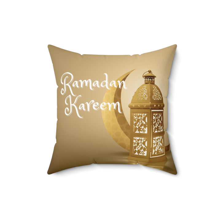Ramadan Kareem / Eid Mubarak Reversible Pillow - Crescent & Lantern