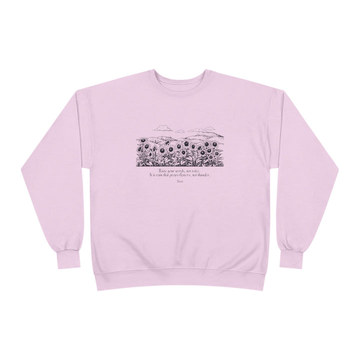 Satr Collection Unisex Eco-Friendly Crewneck Pullover Sweatshirt - Rain