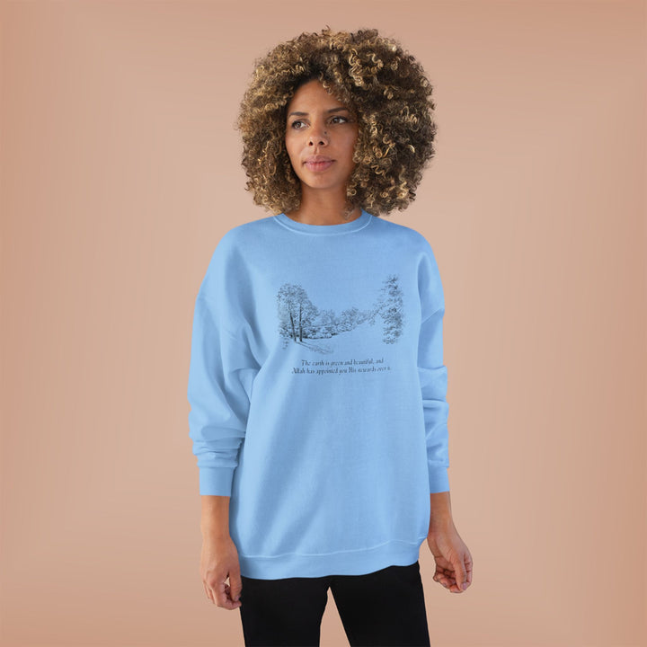 Satr Collection Unisex Eco-Friendly Crewneck Pullover Sweatshirt - Renewal