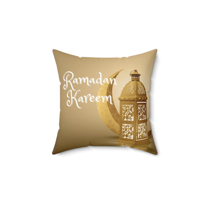 Ramadan Kareem / Eid Mubarak Reversible Pillow - Crescent & Lantern
