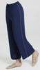 Abiyya Dressy Wide Leg Pants - Blue/Cafe