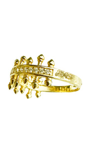 Ezra Gold plated Sterling Silver Adjustable Ring with MashaAllah Engraving