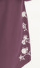 Golnar Embroidered Long Modest Tunic - Plum