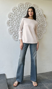 Lyla Everyday Tailored Shell Top - Cream