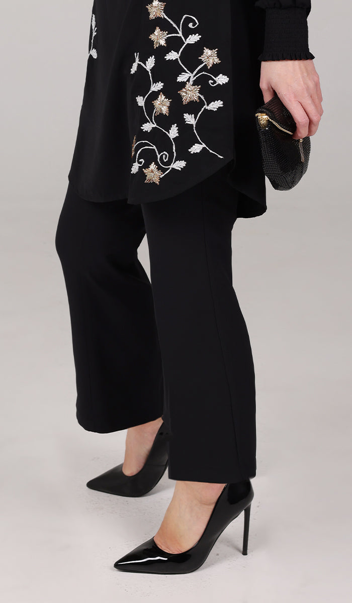 Lyla Black Dressy Tailored Flared Trouser Pants | Modest pants | Artizara ARTIZARA.COM Lyla Black Dressy Tailored Flared Trouser Pants | Modest pants | Artizara ARTIZARA.COM