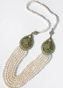 Malika Artisan Necklace - Freshwater Pearl / White - FINAL SALE