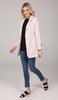 Maya Long Light Comfy Blazer Jacket - Cream