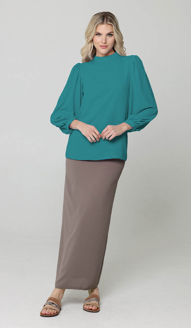 Nariman Essential Everyday Blouse - Forest