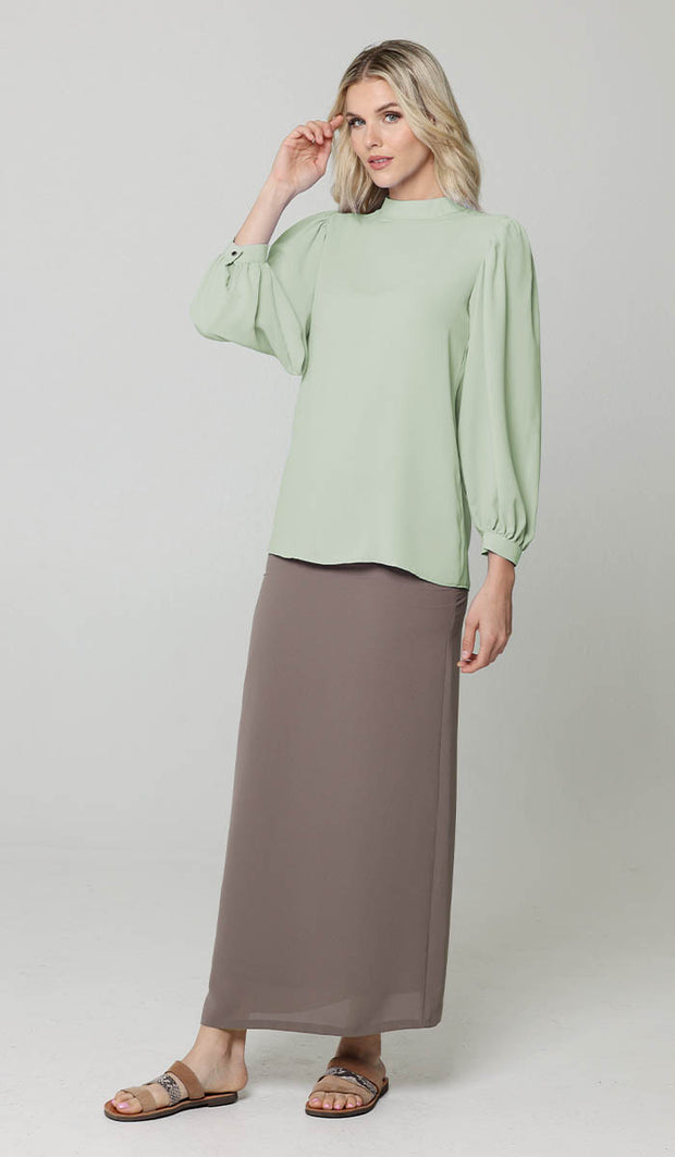 Nariman Essential Everyday Blouse - Sage